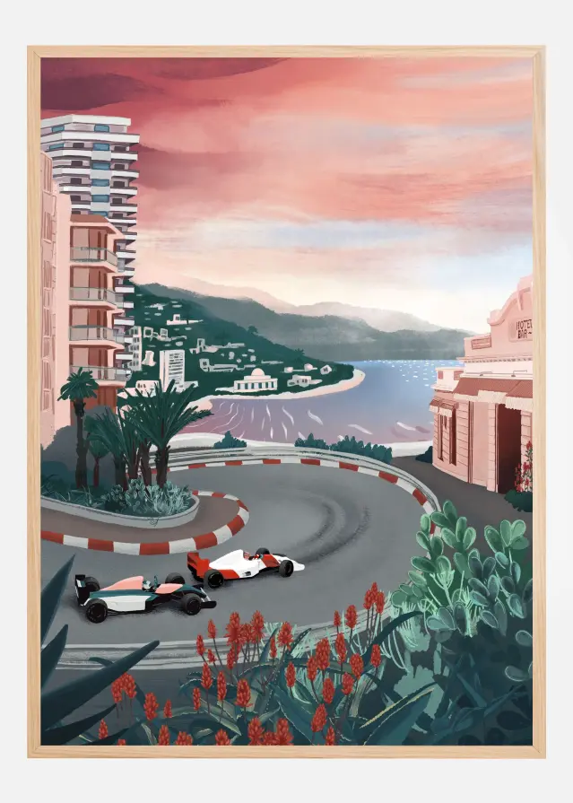 Monaco Circuit Poster