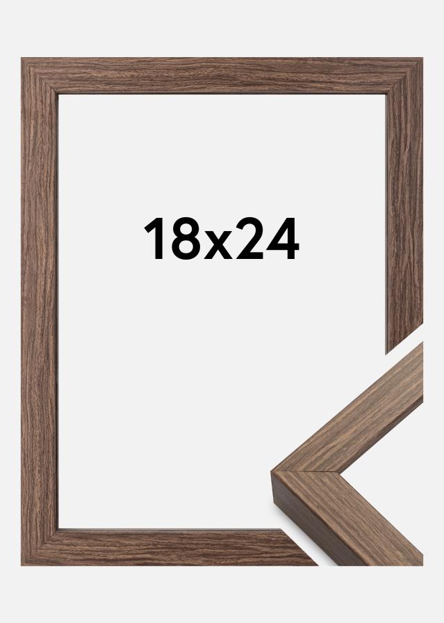 Πλαίσιο Εκλεπτυσμένος Box Καφέ 18x24 cm