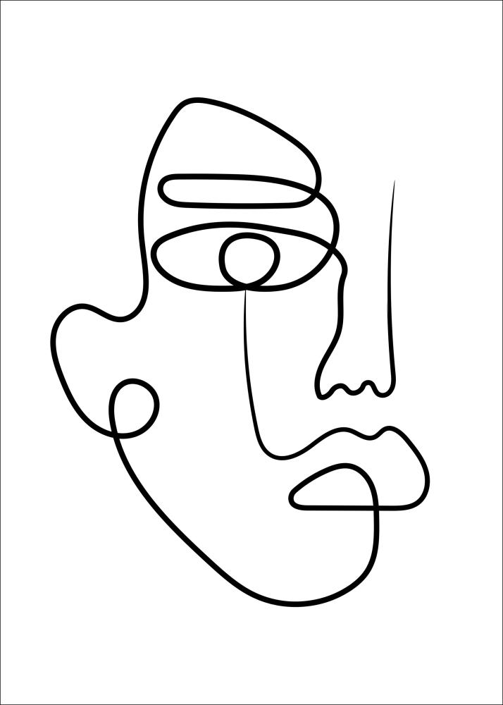 Face Line I Αφίσα