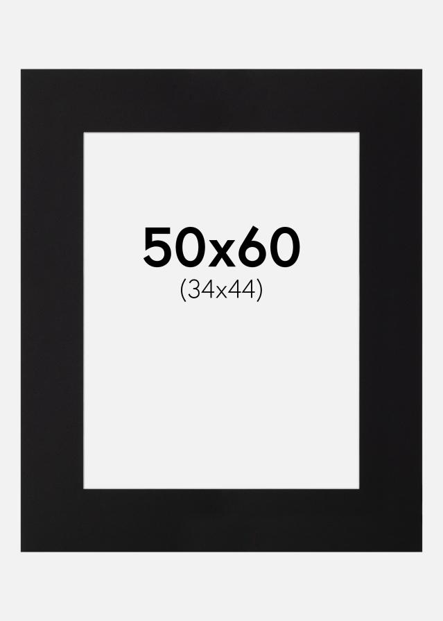 Πασπαρτού Μαύρος Πρότυπο Λευκό πυρήνας 50x60 cm (34x44)