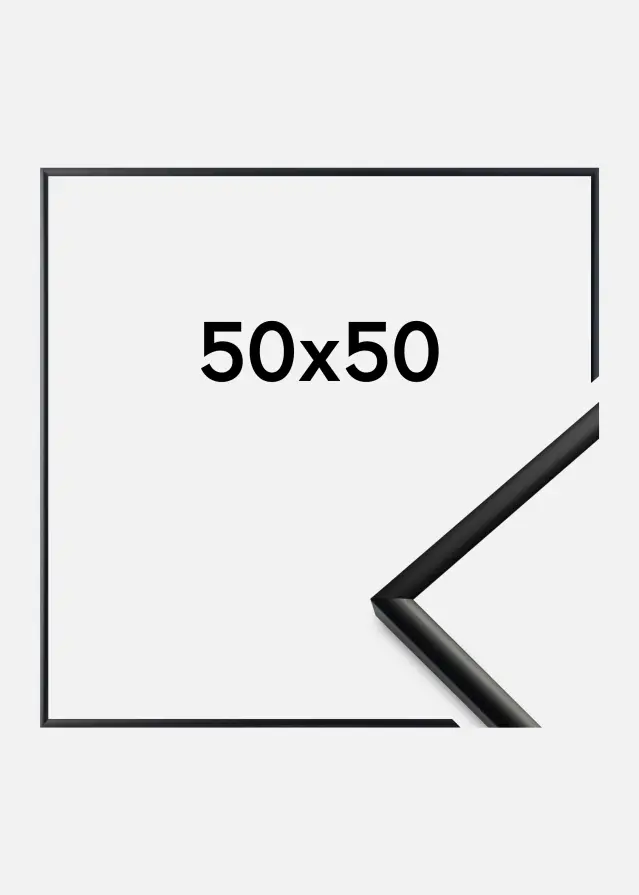 Πλαίσιο New Lifestyle Ακρυλικό γυαλί Ματ Μαύρο 50x50 cm