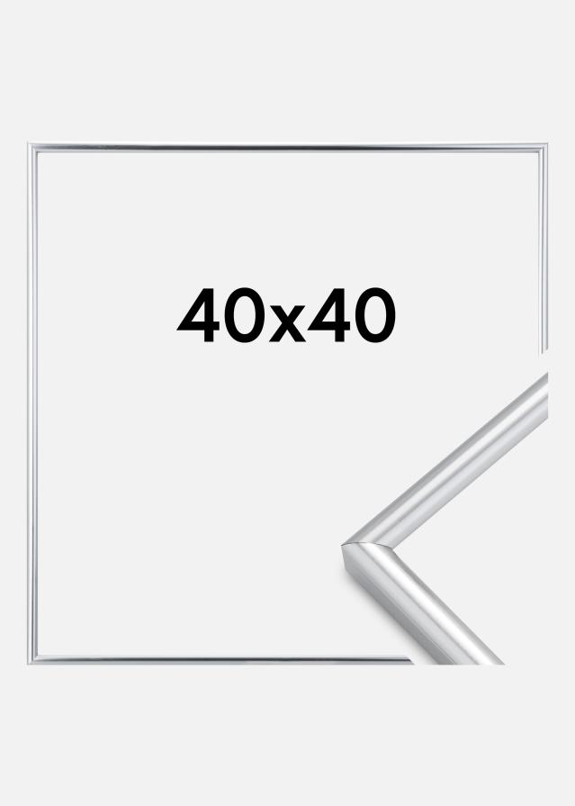 Πλαίσιο Galeria Ασημί 40x40 cm