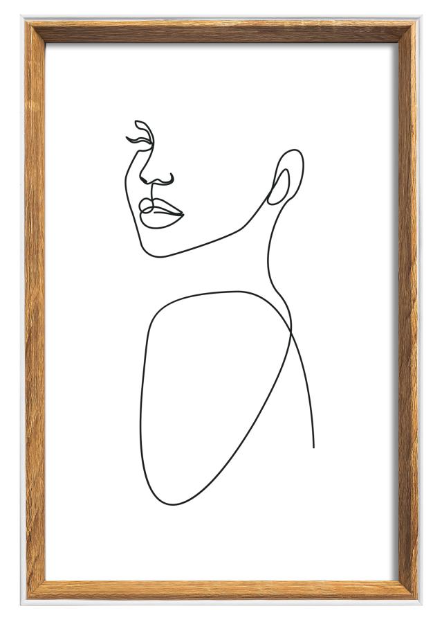 Πλαίσιο Silhouette Καρυδιά 20x30 cm