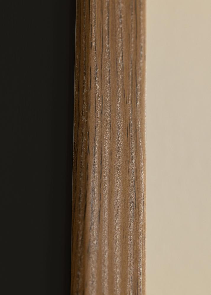 Πλαίσιο Fiorito Σκούρο δρυς 40x50 cm - Πασπαρτού Μαύρος 12x16 inches