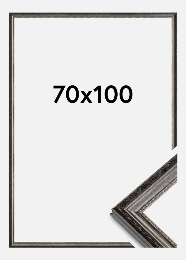 Πλαίσιο Abisko Ακρυλικό γυαλί Ασημί 70x100 cm