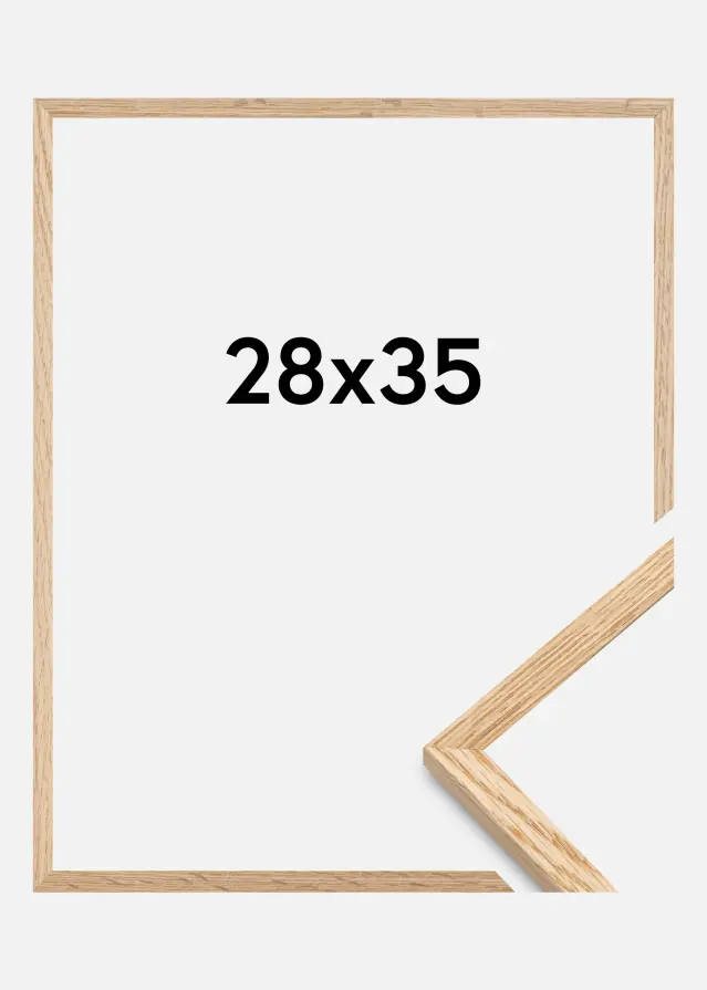 Πλαίσιο Λεπτή δρυός Ακρυλικό γυαλί 28x35 cm