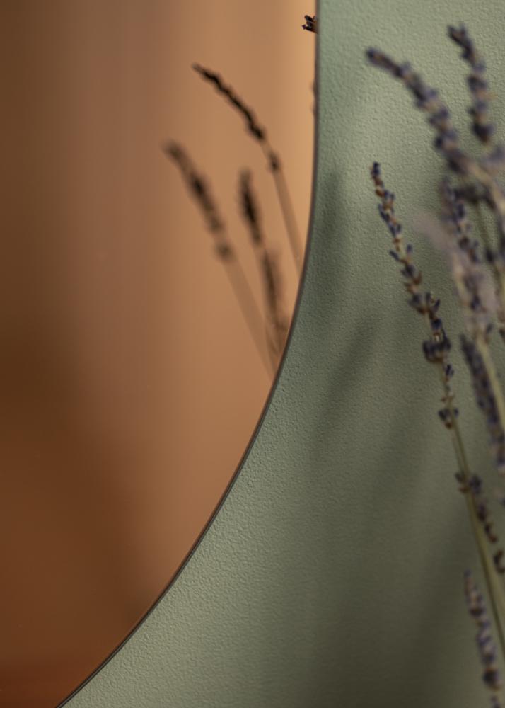 KAILA Καθρέφτης Οβάλ Rose Gold 50x100 cm