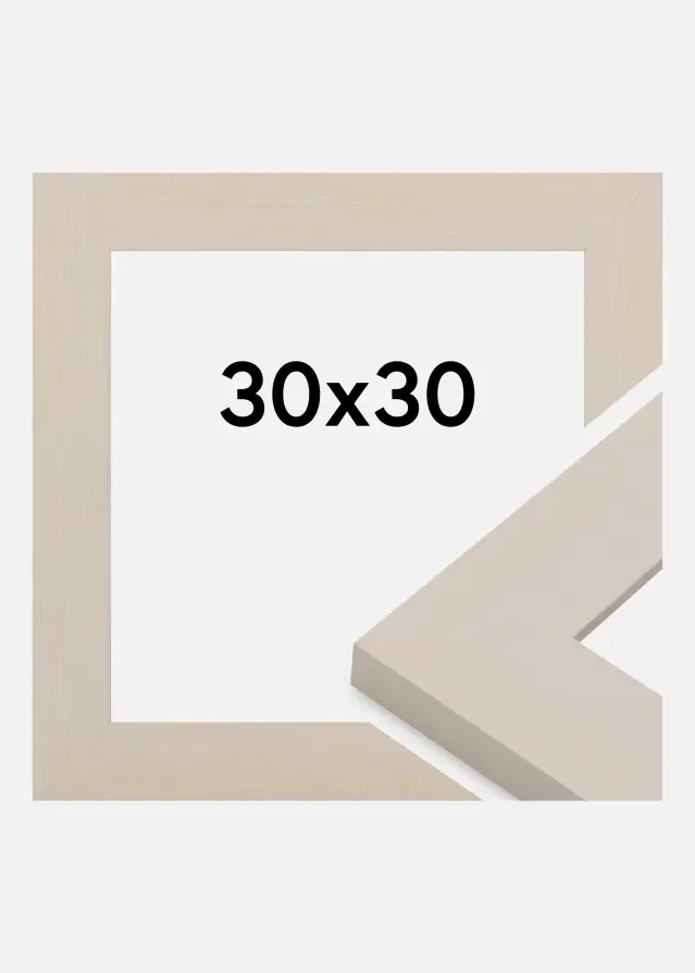 Πλαίσιο Pembrokeshire Ακρυλικό γυαλί Λευκό 30x30 cm