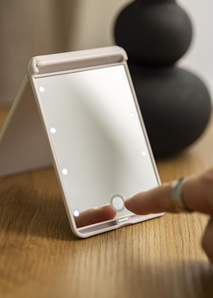 KAILA Καθρέφτης μακιγιάζ Fold III Λευκό - 13x9 cm