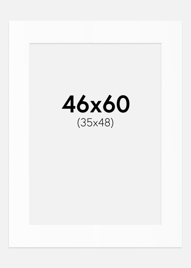 Πασπαρτού Λευκό Πρότυπο (Λευκός Πυρήνας) 46x60 cm (35x48)