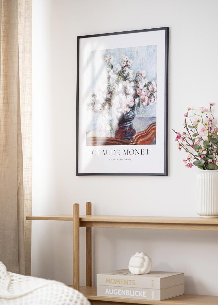 Κορνίζα Μαύρη Λεπτή 50 x 70 cm