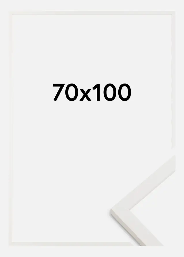 Πλαίσιο Trendy Ακρυλικό γυαλί Λευκό 70x100 cm