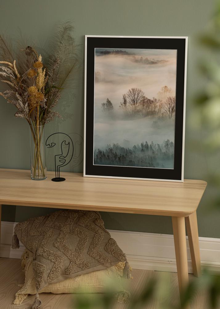 Πλαίσιο New Lifestyle Λευκό 70x100 cm - Πασπαρτού Μαύρος 24x36 inches