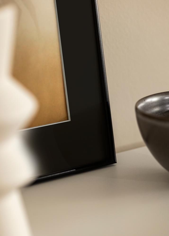 Πλαίσιο Visby Μαύρος 30x40 cm - Πασπαρτού Μαύρος 20x28 cm