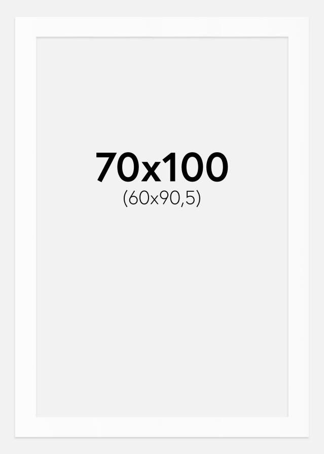 Πασπαρτού Λευκό Πρότυπο Λευκό πυρήνας 70x100 cm (60x90,5)