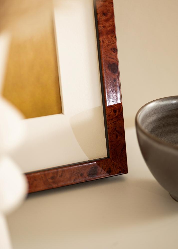 Πλαίσιο Hermes Ακρυλικό γυαλί Burr Walnut 50x60 cm