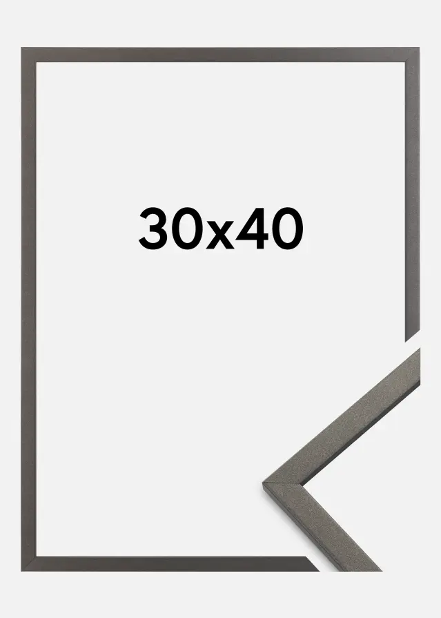 Πλαίσιο Edsbyn Ακρυλικό γυαλί Γραφίτης 30x40 cm