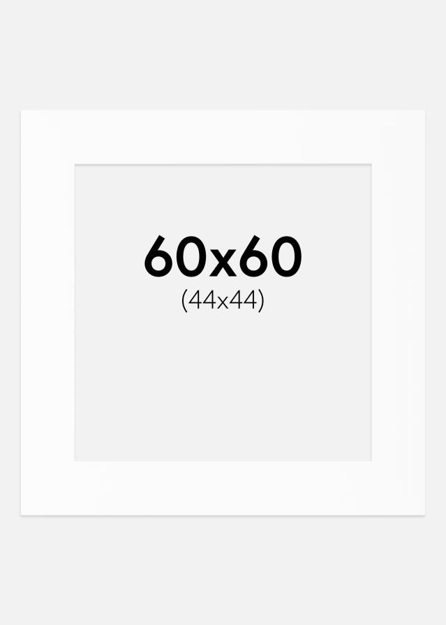 Πασπαρτού Canson Λευκό Λευκό πυρήνας 60x60 cm (44x44)