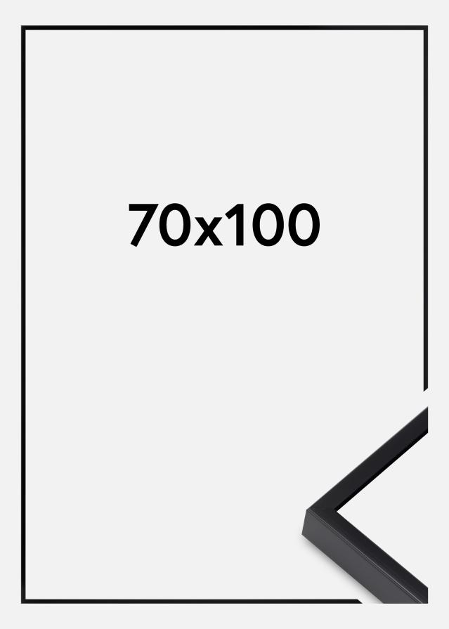 Αλουμινένια κορνίζα Ακρυλικό γυαλί Μαύρος 70x100 cm