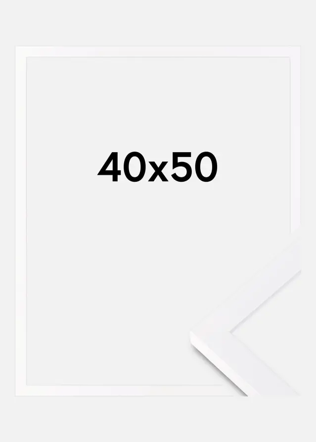 Πλαίσιο Selection Ακρυλικό γυαλί Λευκό 40x50 cm