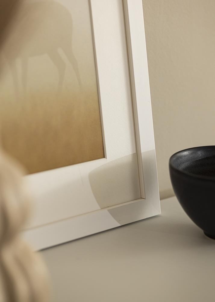 Πλαίσιο White Wood Ακρυλικό γυαλί 20x40 cm