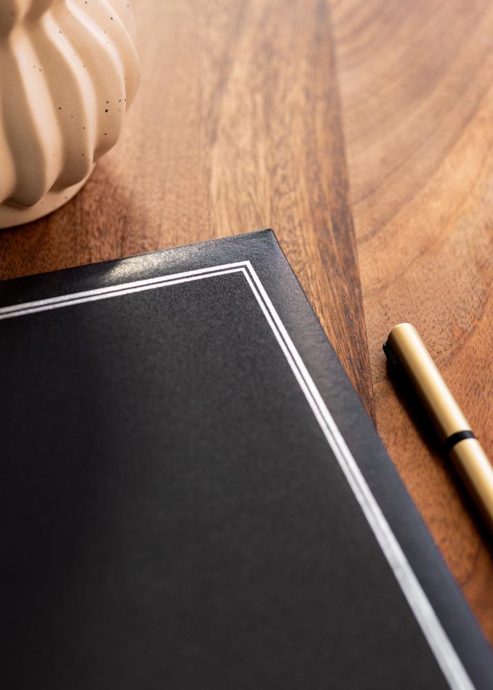 Classico Album Svart - 32x34 cm (100 Svarta sidor / 50 blad)