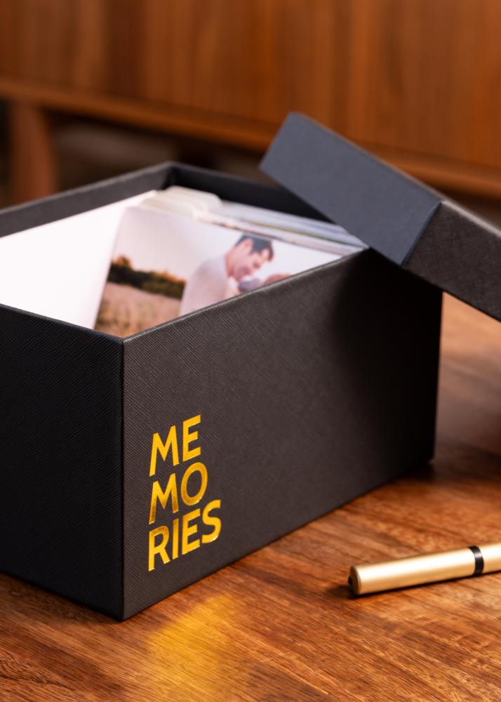 KAILA MEMORIES Κουτί φωτογραφιών (700 φωτογραφίες σε 10x15 cm) - Μαύρο