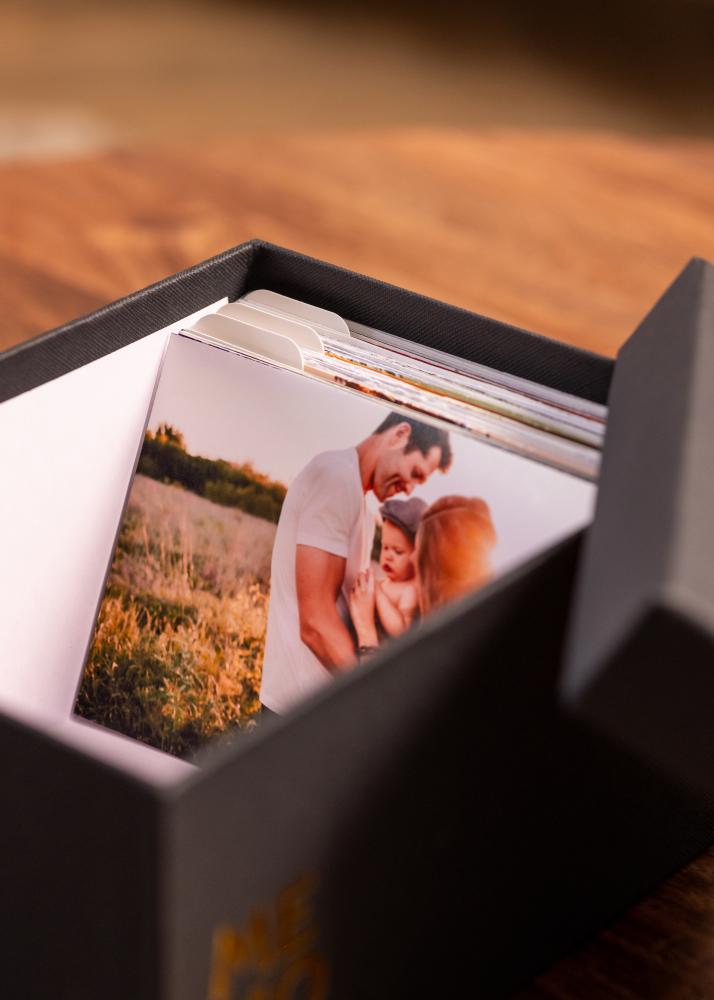 KAILA MEMORIES Κουτί φωτογραφιών (700 φωτογραφίες σε 10x15 cm) - Μαύρο