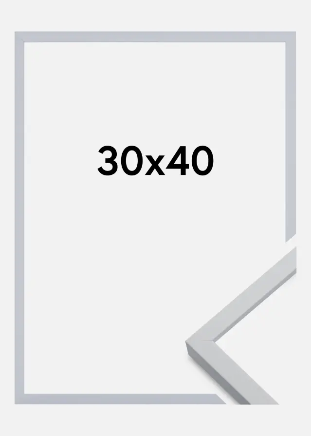 Πλαίσιο Oslo Ακρυλικό γυαλί Λευκό 30x40 cm