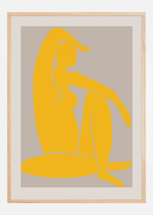 Yellow Figure Αφίσα