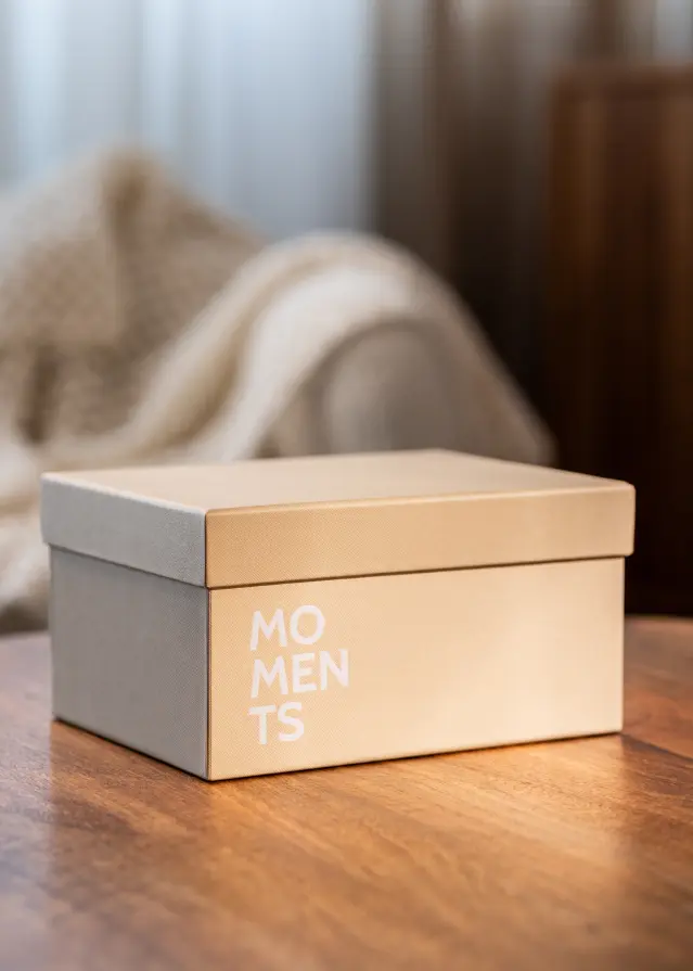 KAILA MOMENTS Κουτί Φωτογραφιών (700 φωτογραφίες σε 10x15 cm) - Cream
