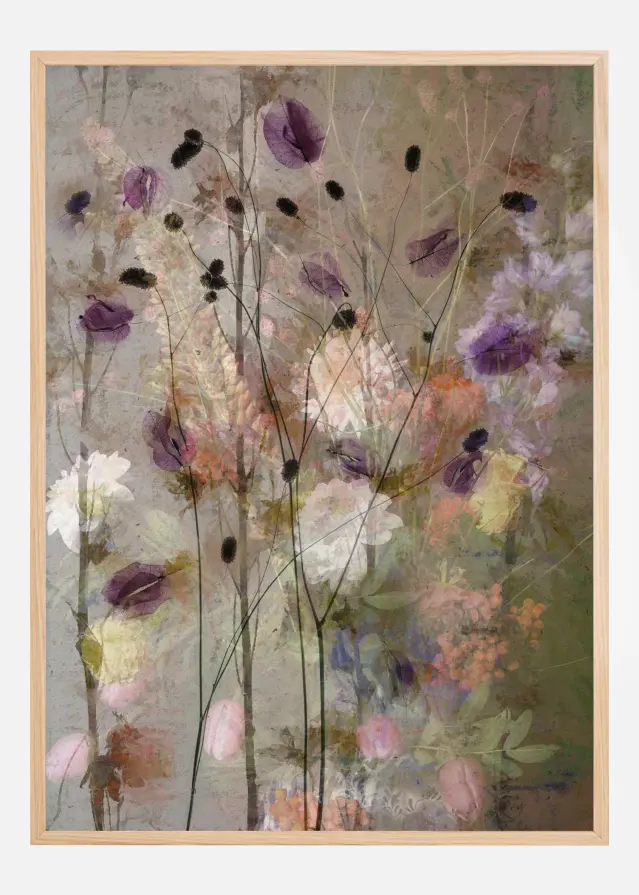 Painterly Flowers Αφίσα