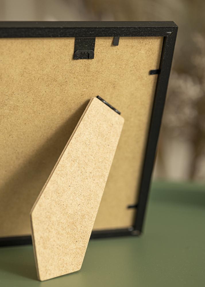 Πλαίσιο Kaspar Μαύρος 15x20 cm - Πασπαρτού Λευκό 11x15 cm