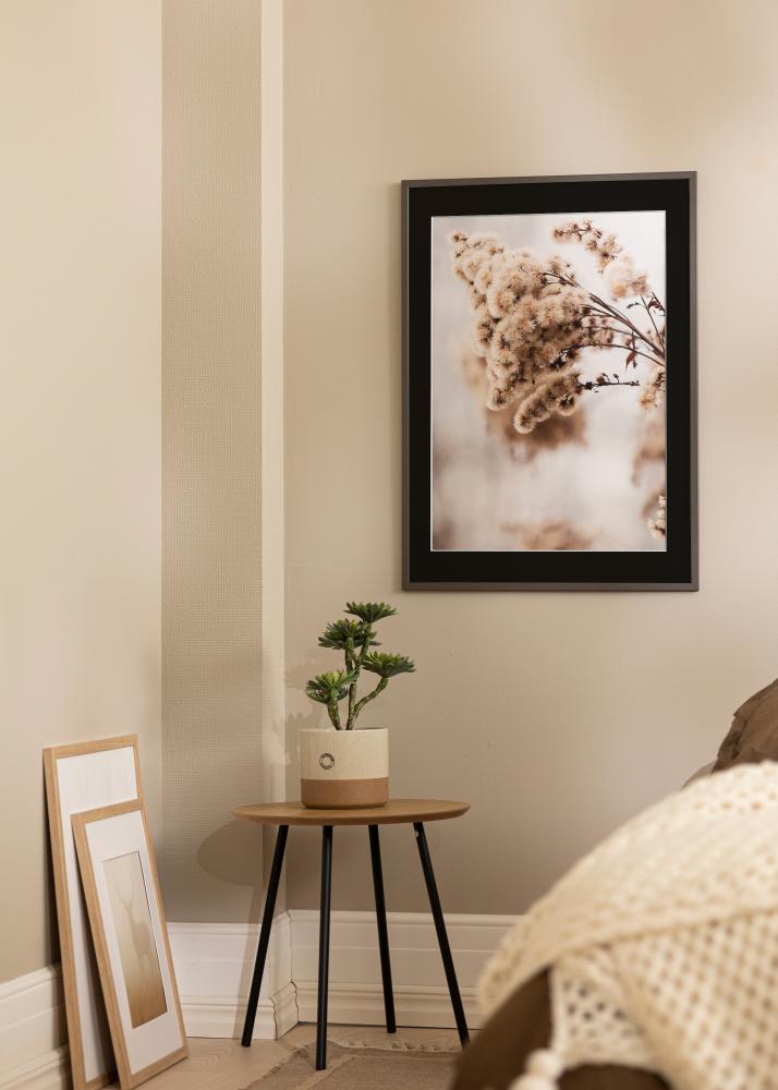 Πλαίσιο Edsbyn Γραφίτης 40x40 cm - Πασπαρτού Μαύρος 10x10 inches