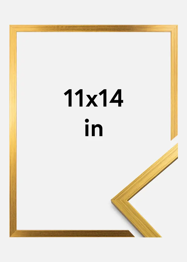 Πλαίσιο Edsbyn Ακρυλικό γυαλί Χρυσός 11x14 inches (27,94x35,56 cm)