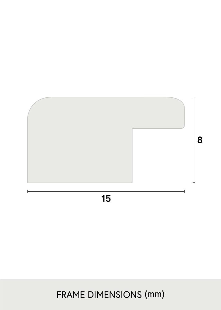 Πλαίσιο Liv Ακρυλικό γυαλί Ξύλο 13x18 cm