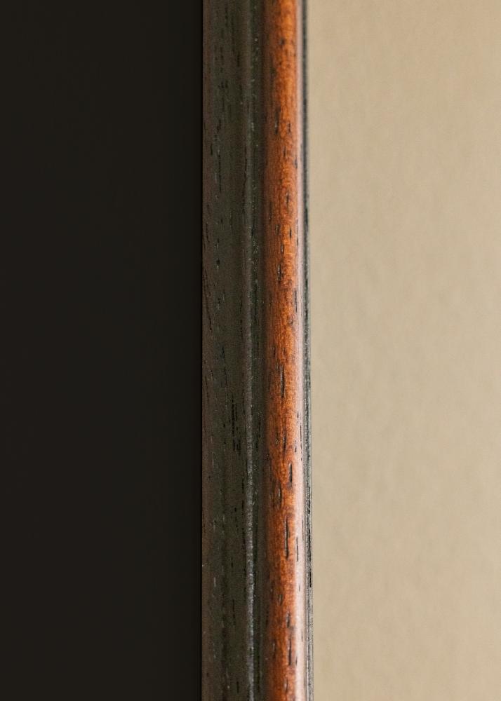 Πλαίσιο Horndal Καρυδιά 50x60 cm - Πασπαρτού Μαύρος 14x18 inches