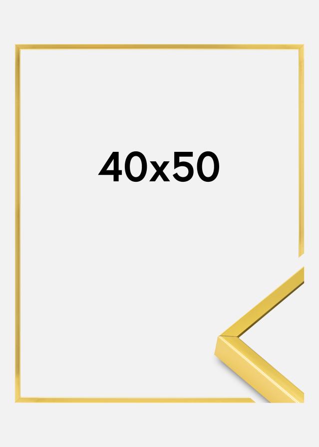 Αλουμινένια κορνίζα Ακρυλικό γυαλί Χρυσός 40x50 cm