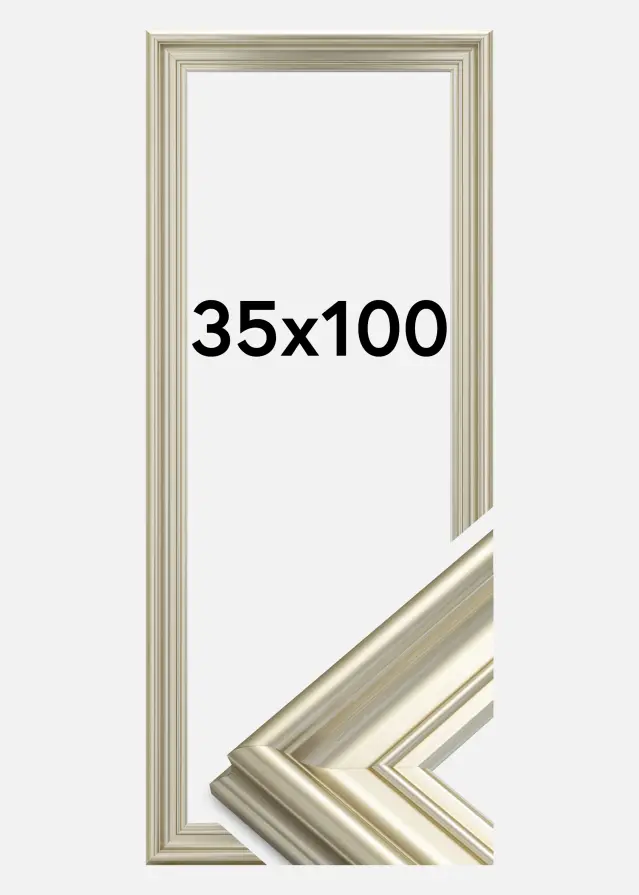 Πλαίσιο Mora Premium Ασημί 35x100 cm
