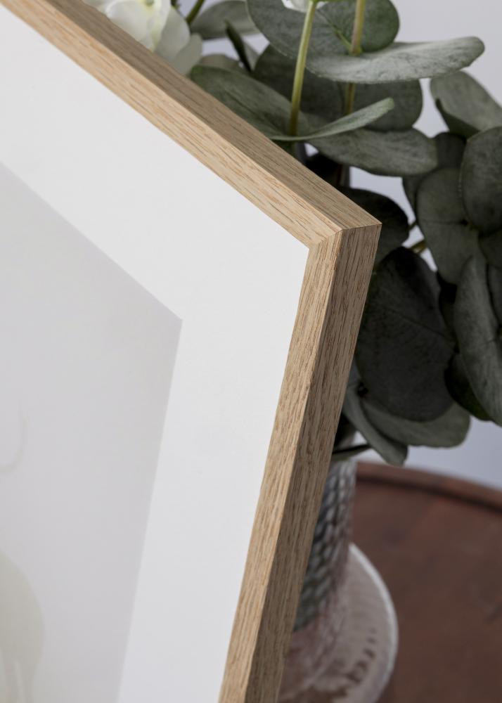 Πλαίσιο στενή βελανιδιά ακρυλικό γυαλί 32x32 cm