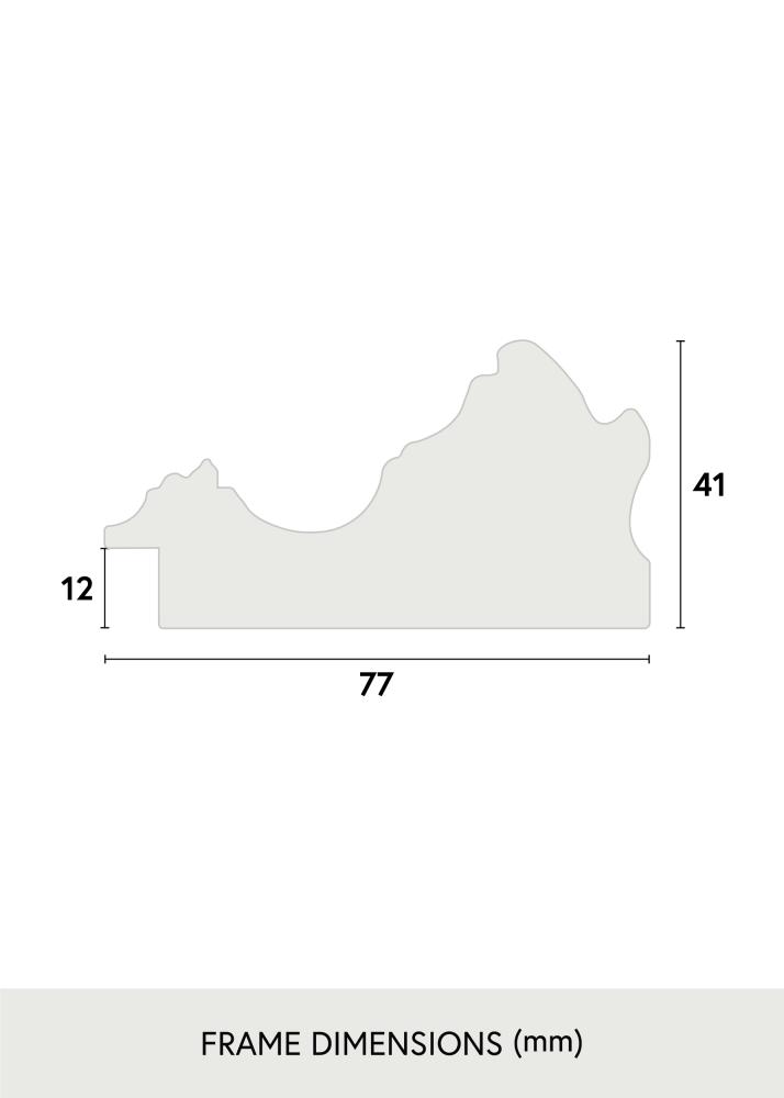 Πλαίσιο Muskö Χρυσός - Επιλογή μεγέθους