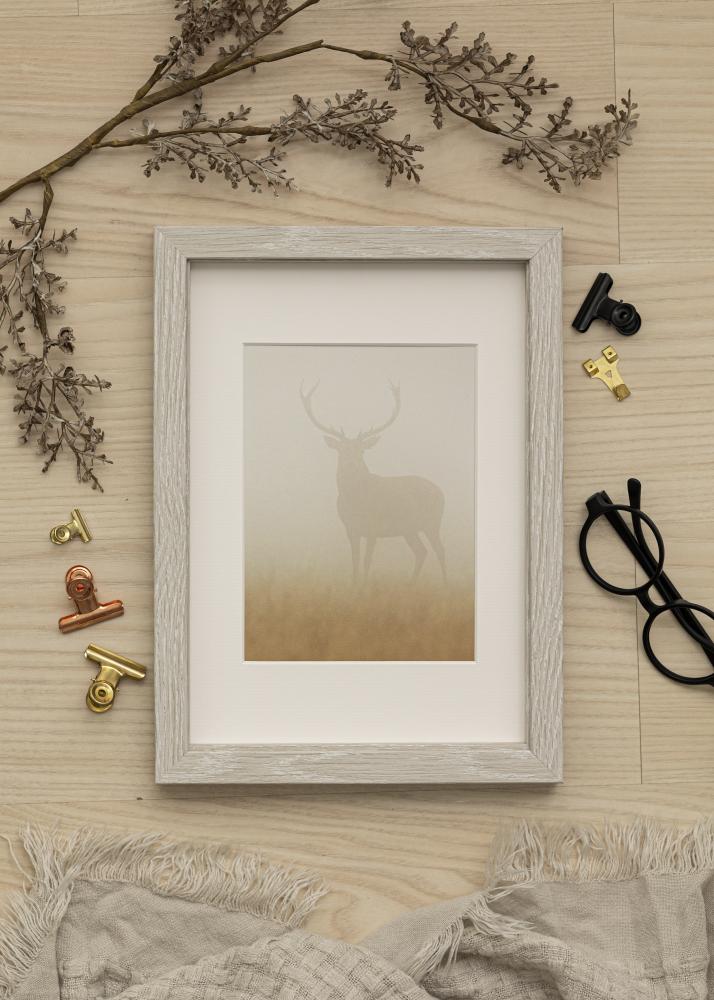 Πλαίσιο Εκλεπτυσμένος Box Γκρι 13x18 cm