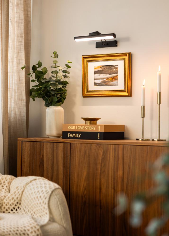 KAILA Φωτιστικό Μπαταρίας για Πίνακες 32 cm - Μαύρο