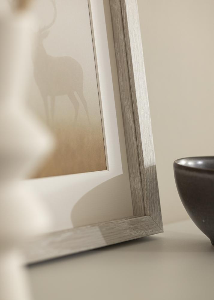 Πλαίσιο Εκλεπτυσμένος Box Γκρι 13x18 cm