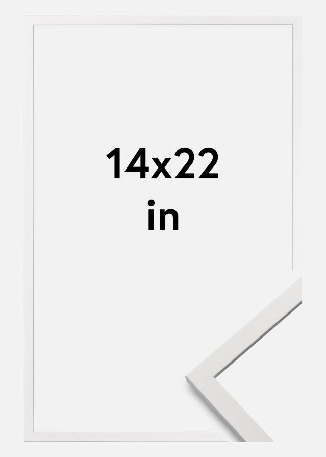Πλαίσιο Edsbyn Ακρυλικό γυαλί Λευκό 14x22 inches (35,56x55,88 cm)