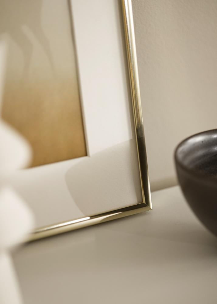 Πλαίσιο Αλουμίνιο Ακρυλικό γυαλί Λαμπερός Χρυσός 21x29,7 cm (A4)