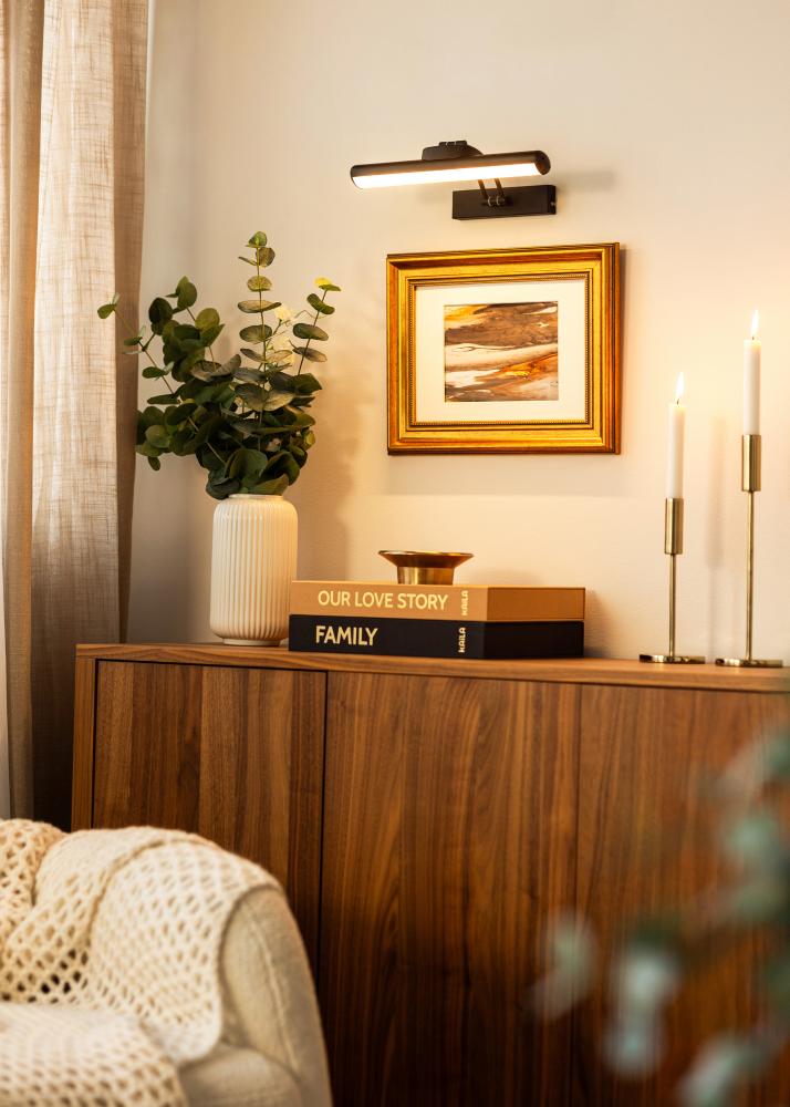 KAILA Φωτιστικό Μπαταρίας για Πίνακες 32 cm - Μαύρο