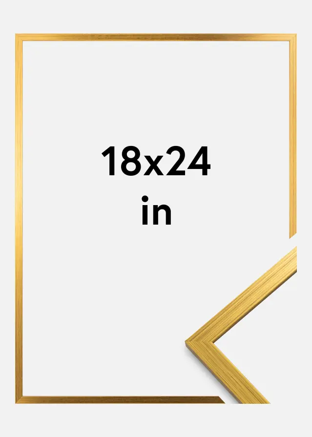Πλαίσιο Edsbyn Ακρυλικό γυαλί Χρυσός 18x24 inches (45,72x60,96 cm)