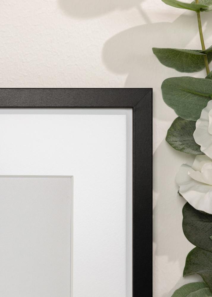 Πλαίσιο Trendy Ακρυλικό Γυαλί Μαύρο 15x30 cm