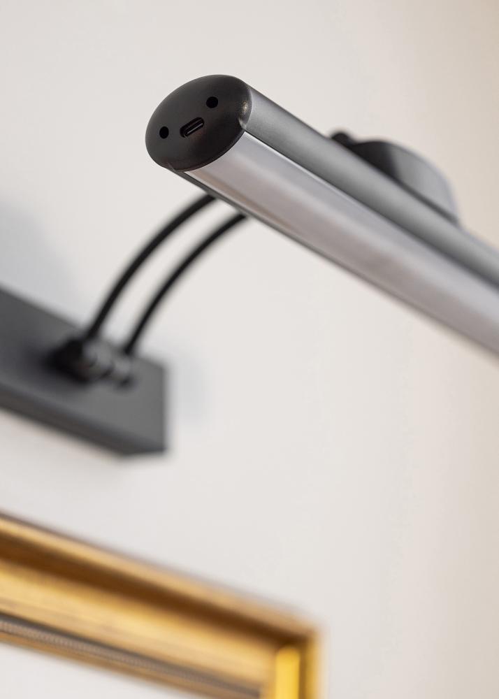 KAILA Φωτιστικό Μπαταρίας για Πίνακες 32 cm - Μαύρο